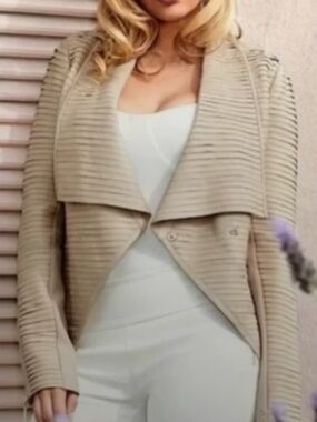 Marciano Blush Leather Shayna Jacket | Size 0 | Like NEW